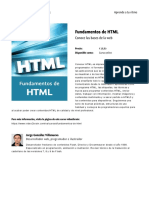 Fundamentos de HTML