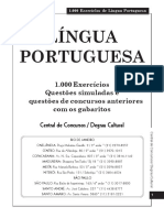 1000 Exercicios de Português - Central de Concursos - Degrau Cultural