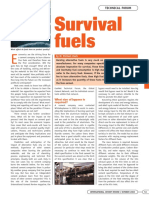Survival Fuels: Technical Forum