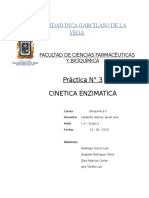 Cinetica Enzimatica (Bioquimica)