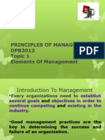 chpter 1 principle of management