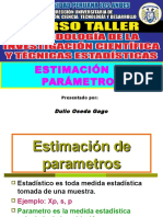 SESION N° 09 - ESTIMACION DE PARAMETROS