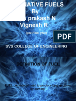 Alternative Fuels - Vignesh (Svs College)