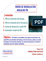 Transmision de Modulacion Angular FM