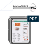 FRAKO RM 2106 Operating Instructions