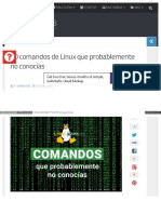 Comandos Linux