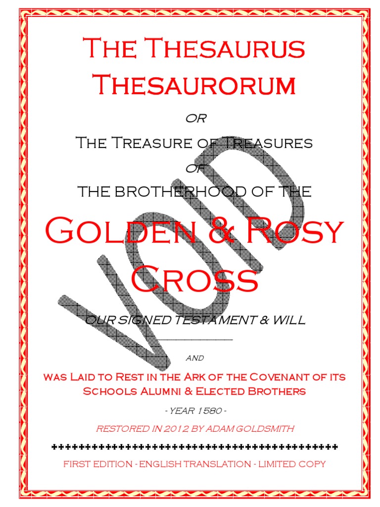 The Thesaurus Thesaurorum PDF Soul Distillation