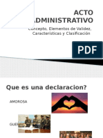 Acto Administrativo