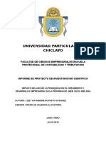 Informe Del Proyecto