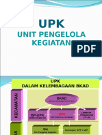 UPK SEBAGAI LEMBAGA PENGELOLA KEUANGAN DAN PINJAMAN