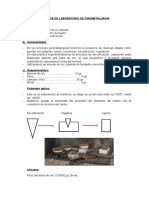 Practica de Laboratorio de Pirometalurgia