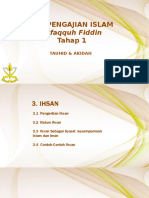 Tafaqquh Fiddin-Pengertian Ihsan