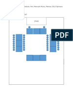 Conference Type Seating Arrangement