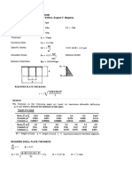 Mathcad - F6711 Rectangular Tank PDF