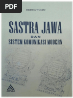 Download SASTRA JAWA DAN SISTEM KOMUNIKASI MODERN by Tirto Suwondo SN317941792 doc pdf