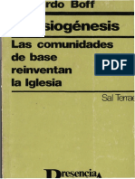 Boff, L.,Eclesiogénesis, las comunidades de base reinventan la Iglesia, Ed. Sal Terrae, 1984..pdf