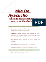 OBRA Batalla de Ayacucho