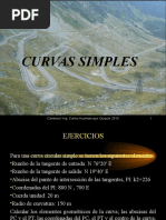 7 Caminos i Ejercicios de Curvas Simples