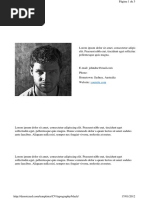 Denoizzed.com Templates CV Typography Black