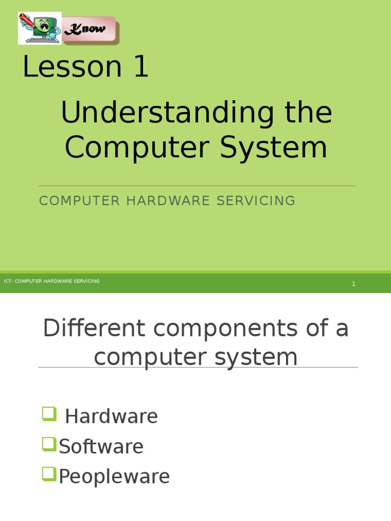 Understanding The Computer System PDF Electrical Connector