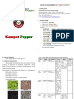 Book of Specification of Kampot Pepper - English PDF