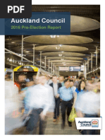 Auckland Council 2016 Pre Election Report