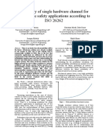 Capability of single hardware channel for automotive safety applications using coded processing