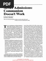 Soviet Admissions - Communism Doesn't Work