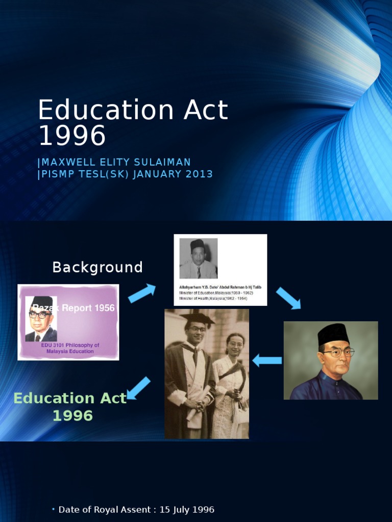 how to cite education act 1996