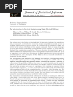 Journal of Statistical Software: March 2005, Volume 13, Book Review 1