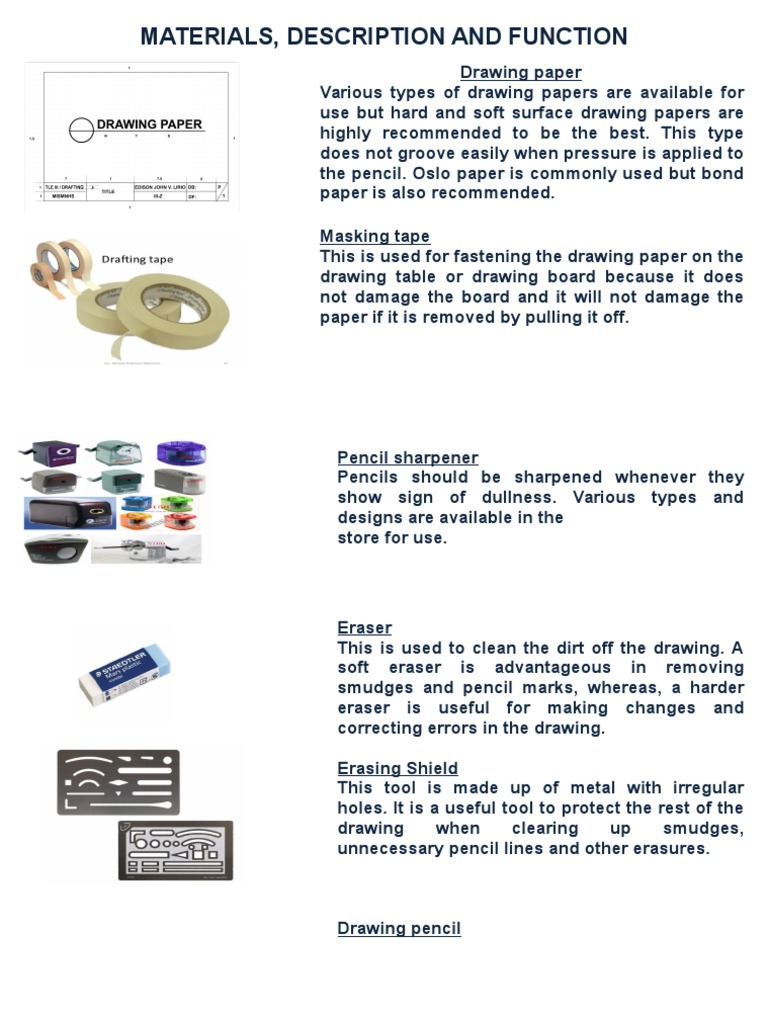 Drafting Tools And Materials Download Free Pdf Pencil Triangle