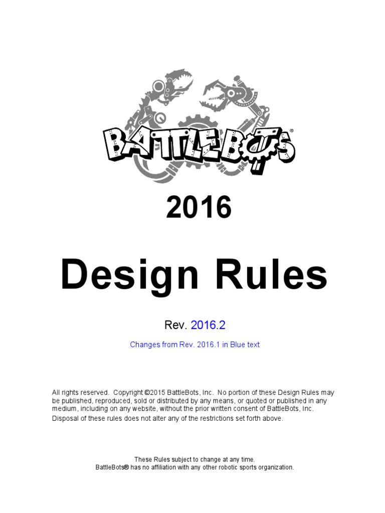 BattleBots Design Rules.rev 2016.2 Switch Pneumatics