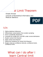 Central Limit Theorm