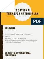 Vocational Transformation Plan