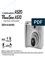 CANON - PowerShot A520_A510 Digitalni Fotoaparat