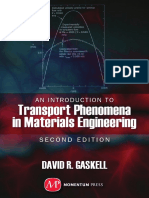 Binder-Gaskell Transport Phenomena