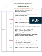 65 - Summer Holiday Homework For Languages - April 2016