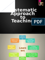 Systematic Approach To Teachin