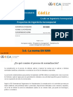 Norma EN 9200 de gestión de proyectos aeroespaciales