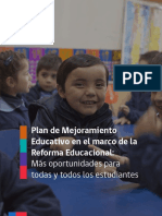 Plan de Mejoramiento Educativo en El Marco de La Reforma Escolar - Mas Oportunidades Para Todas y Todos Los Estudiantes
