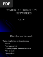 Ce 370 - Water Distribution Networks