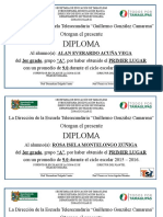 FORMATO DE DIPLOMAS