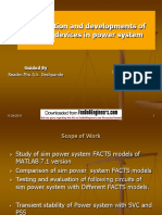 Application and Developments of FACTS Devices