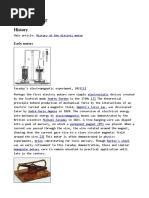 Electric Motor - History