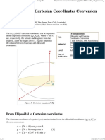 Ellipsoidal and Cartesian Coordinates Conversion - Navipedia