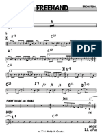 "Freehand" by Adam Bronstein - Concert Lead Sheet