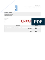 Unpaid: Invoice #1255