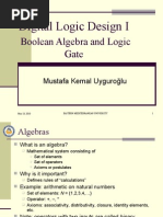  Boolean Algebra and Logic Gates