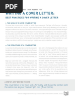 Writing an Elsevier Cover Letter Guide | PDF | Academic Journal | Editing
