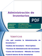 Administración y Control de Inventarios